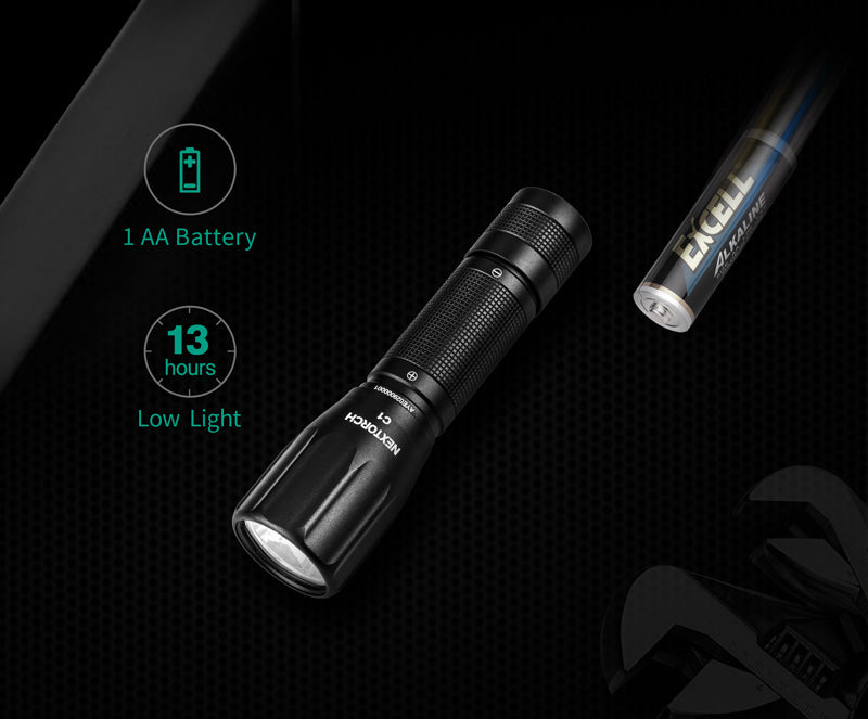 Nextorch - C1 140 Lumens AA Flashlight