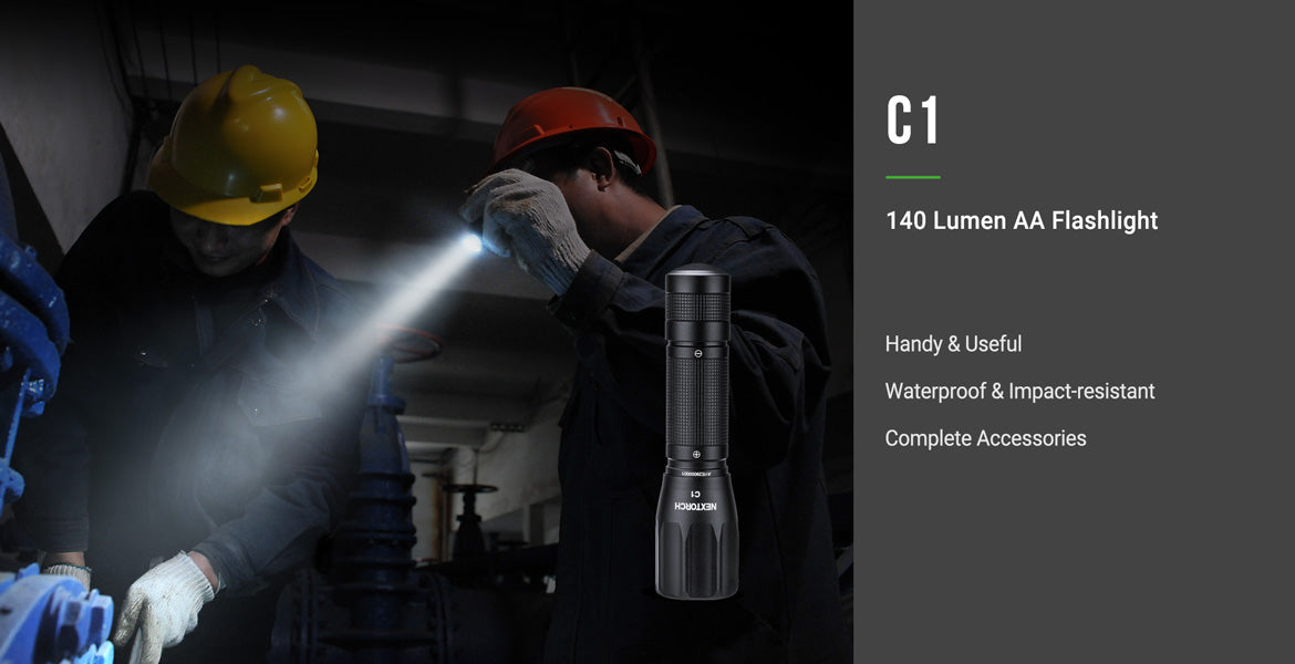 Nextorch - C1 140 Lumens AA Flashlight