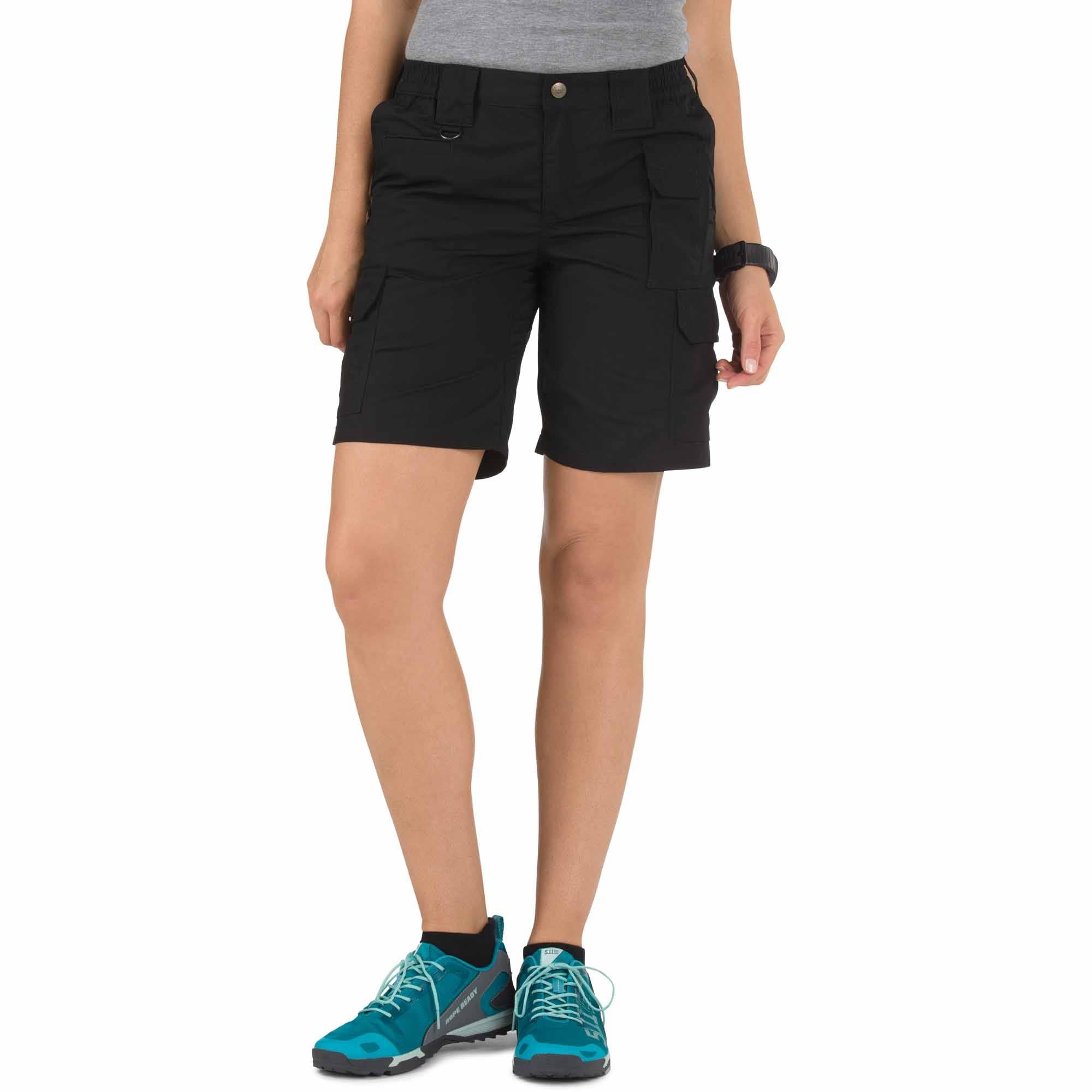 5.11 Women's TACLITE Pro 9" Ripstop Short i Black