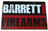 Barrett - Metal tin sign