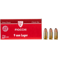 Fiocchi - 9 mm Luger - 115 gr FMJ - 50 st/ask