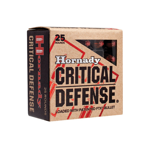 Hornady - Critical Defense - .38 SPCL - 110 gr - FTX - CD - 25/Box