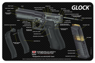 TekMat - Glock 3D Cutaway Gun-  Cleaning Bench Mat