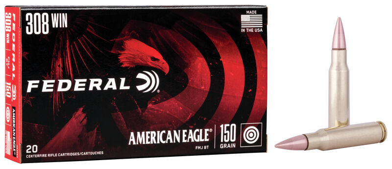 Federal - American Eagle - 308 Win - FMJ - BT - 150gr - 20/Box