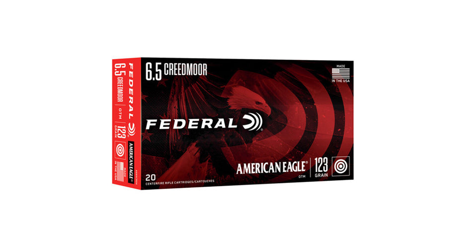 Federal - American Eagle - 6.5 Creedmoor - Open Tip Match - 123gr - 20/Box
