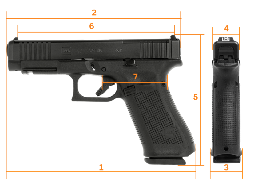 Glock - Glock 47 Gen5 MOS FS - 9 mm
