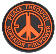 Peace Through Superior Firepower PVC - Patch