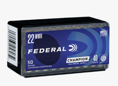 Federal - Champion FMJ - .22 WMR - 40 gr - 50/ask