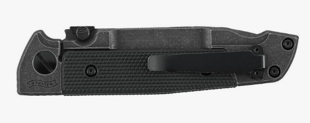 Walther - Q5 Steel Frame Folder Blackwash Plain