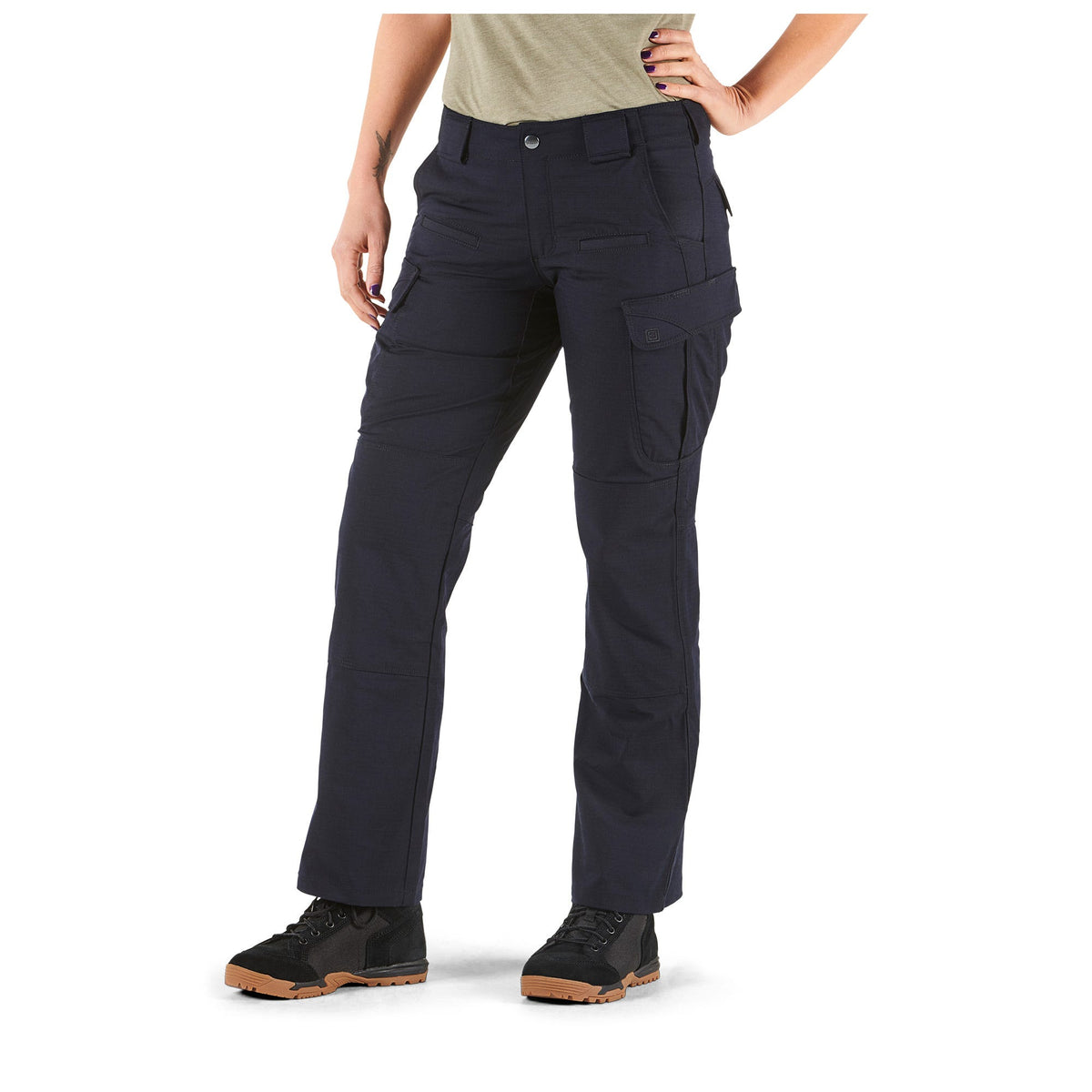 5.11 Stryke Women's Pant dambyxor i Dark Navy med flera fickor och förstärkningar