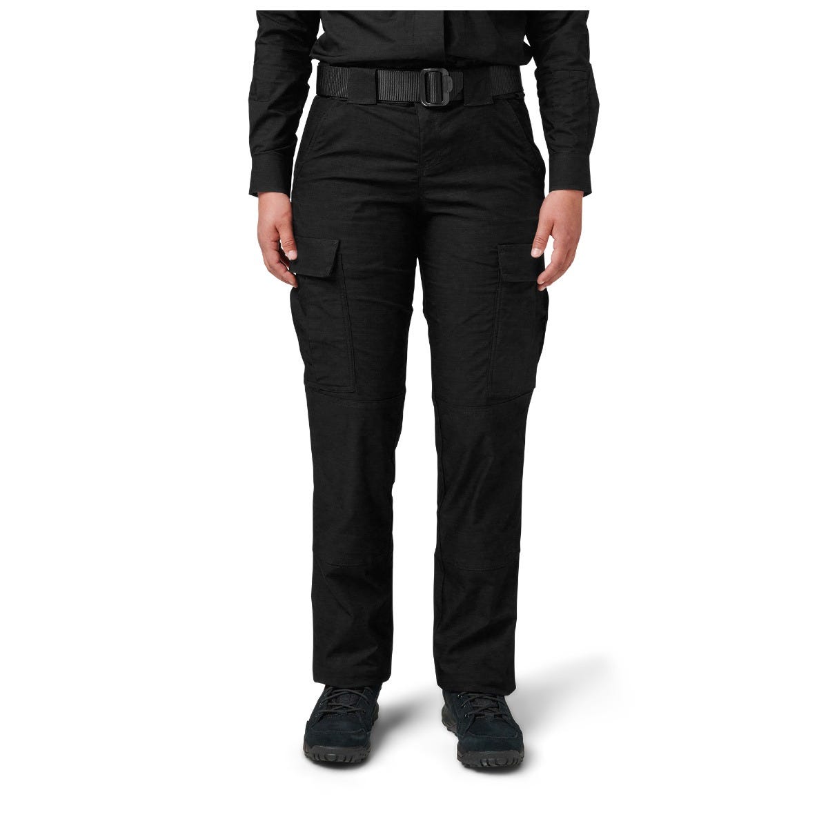 5.11 Women's Flex-Tac TDU Ripstop Pant i Black, taktiska dambyxor med cargofickor