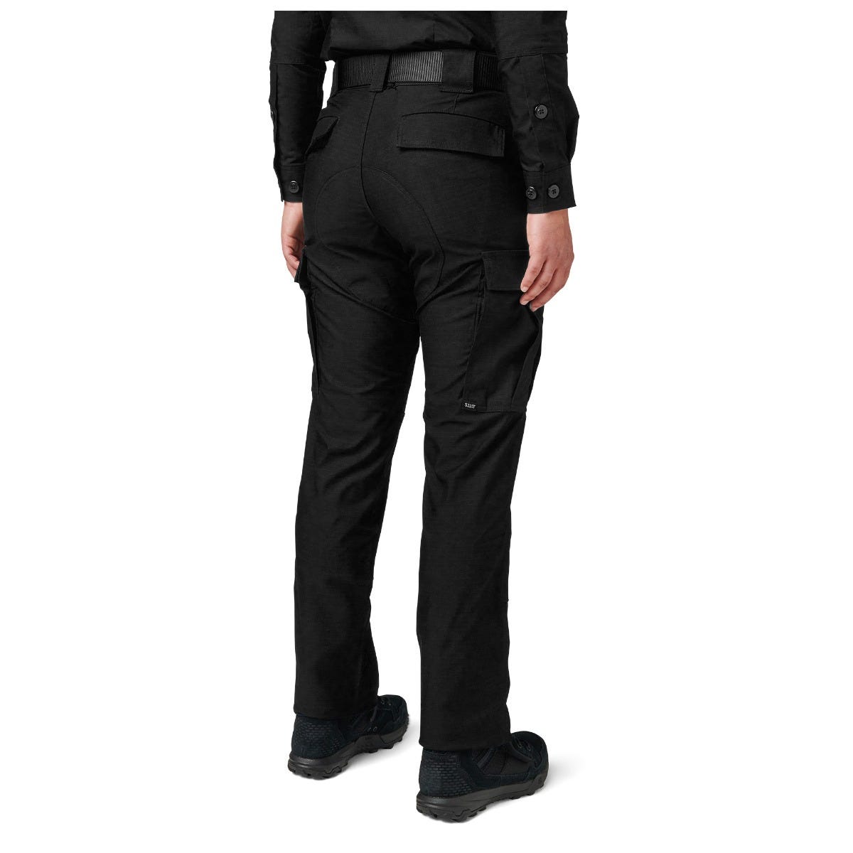 5.11 Women's Flex-Tac TDU Ripstop Pant i Black, taktiska dambyxor med cargofickor