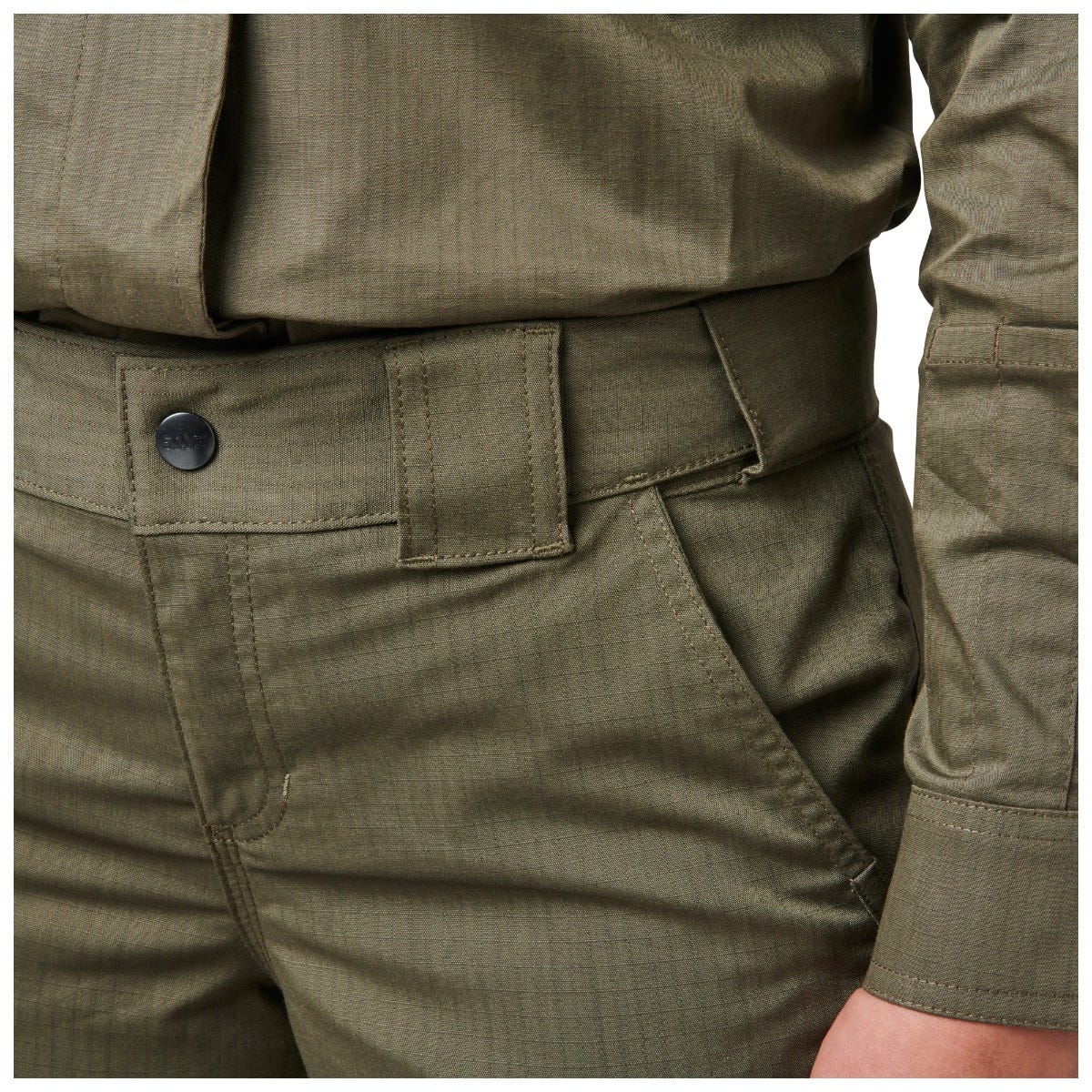 5.11 Women's Flex-Tac TDU Ripstop Pant i Ranger Green, taktiska dambyxor med cargofickor