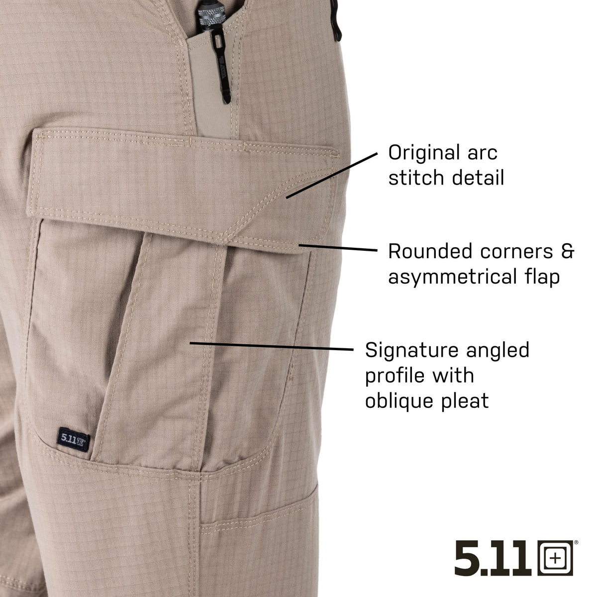 5.11 Tactical Women's Icon Pant cargobyxor för dam i Khaki