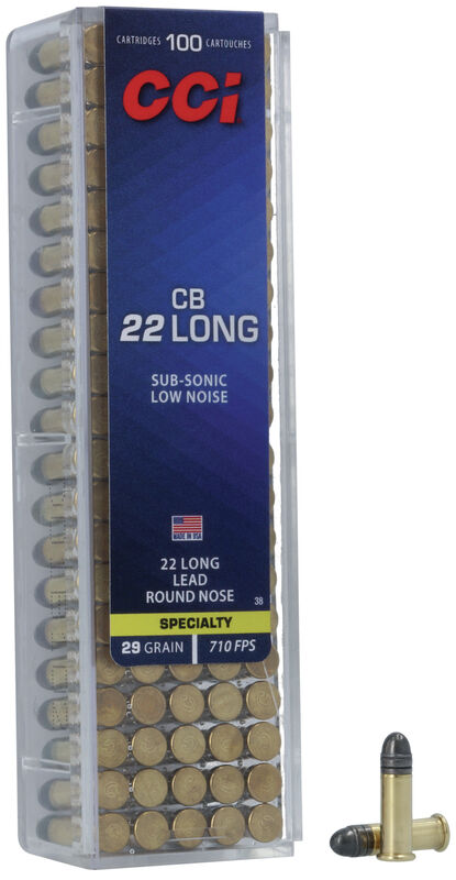 CCI - Specialty Ammo CB 22 Long Lead RN Sub-Sonic 29gr 100/Box