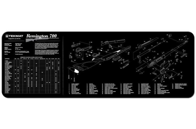 TekMat - Gun Cleaning Bench Mat - Remington 700