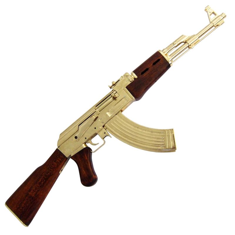 Denix - AK47 asault rifle, Russia 1947, replica - Gold