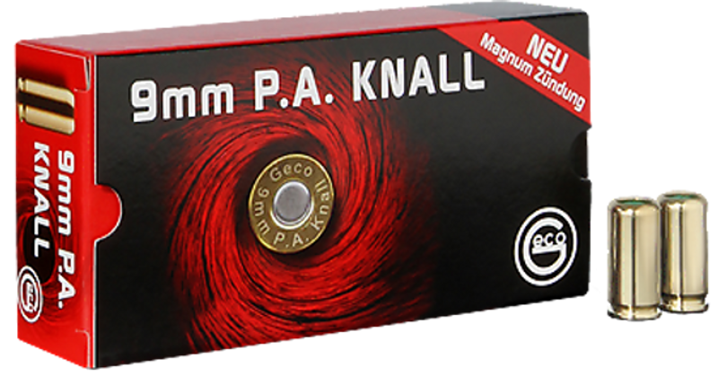 Geco - 9 mm R.K. blankpatroner - 50 st/ask