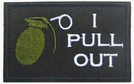 Pull out - Svart - Patch