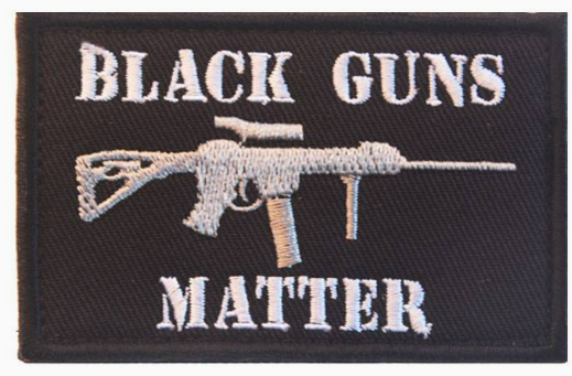 Black guns matter - Svart - Patch