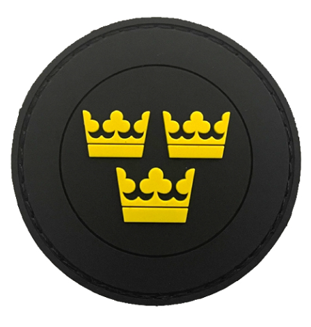 Tre kronor - Black Yellow - PVC