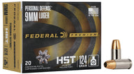 Federal HST - 9 mm Luger - 124 gr JHP - 20 st/ask
