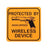 Protected by - Metal tin sign