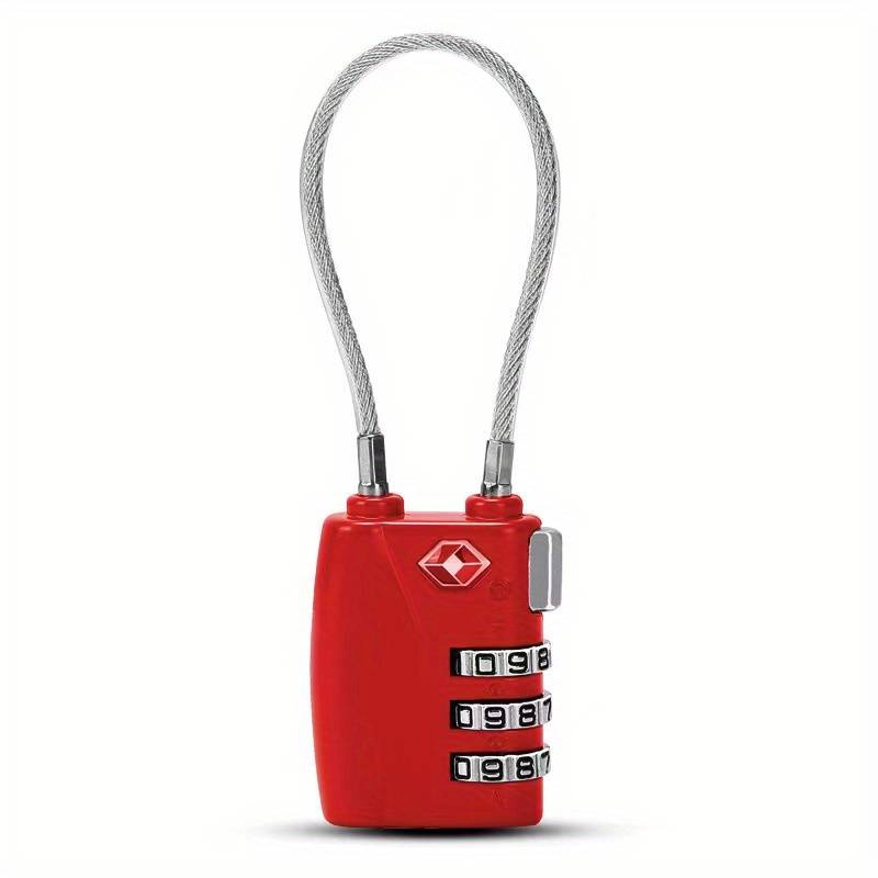TSA lock with wire