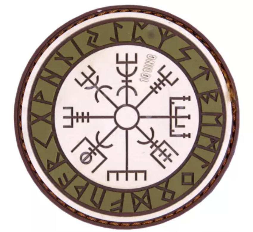 3D Patch - Runsköld Vegvisir Forrest - PVC