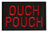 Ouch Pouch - Svart/röd - Patch