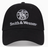 Smith & Wesson svart keps med broderad logotyp – justerbar passform