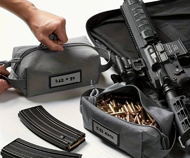 Ammo Brass Pouch - Grå - Large