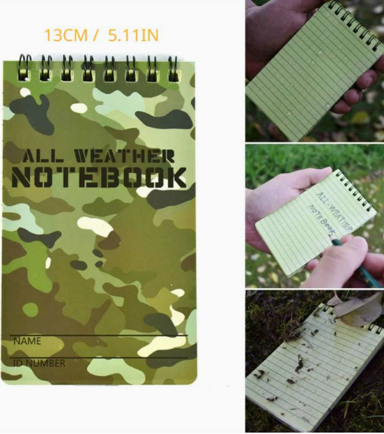 All weather Notebook - Camo