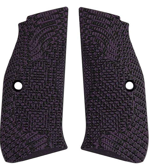 LokGrips - CZ Shadow 2 Palm Swell Veloce - Black/Purple