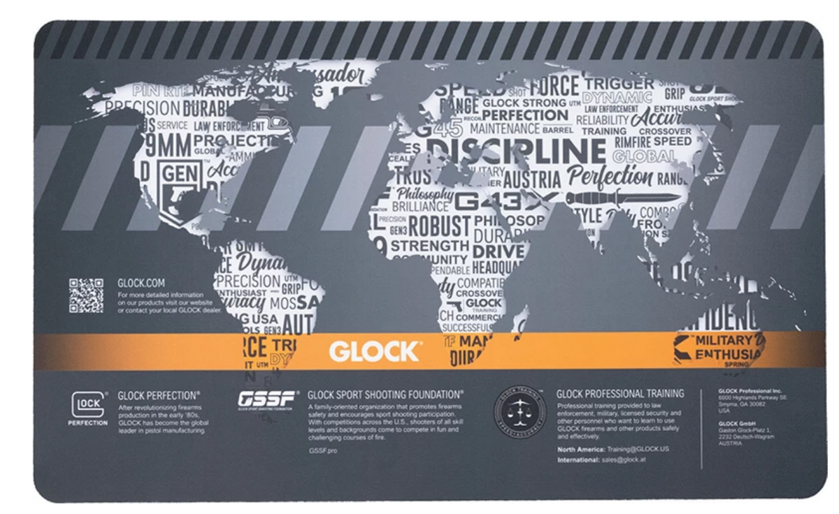Glock - Bänkmatta 54x36 cm