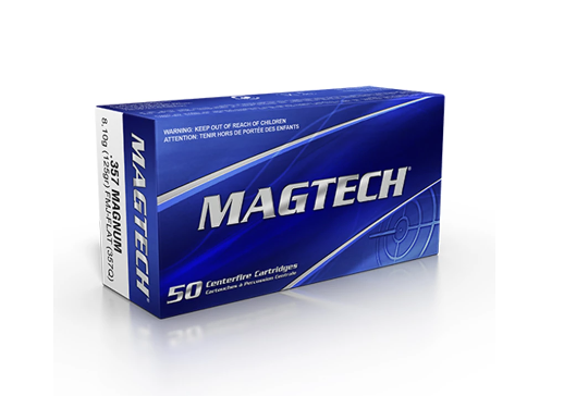 Magtech - .357 Magnum 125 grs FMJ Flat - 50 st