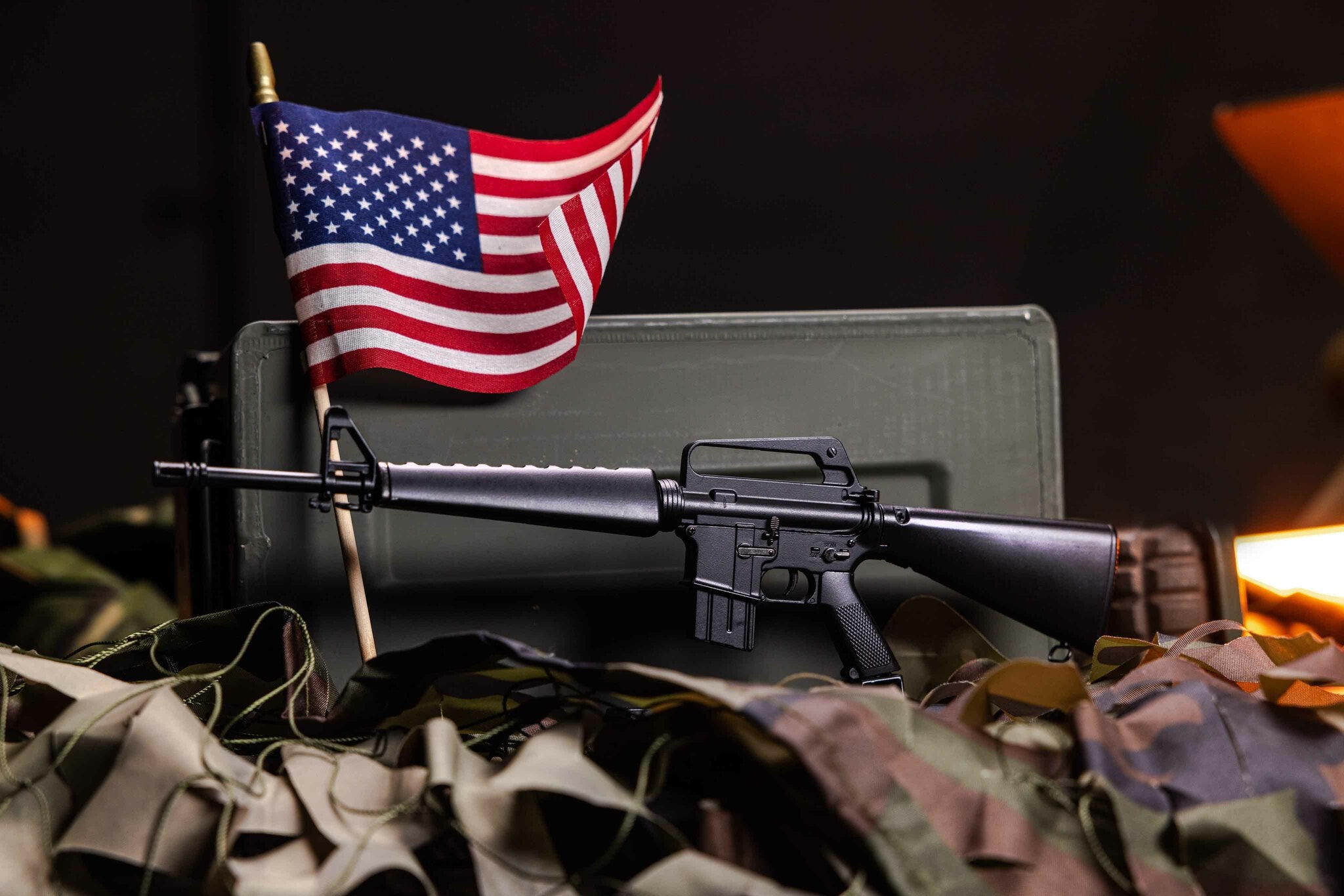 GoatGuns - Mini M16A1 - Svart