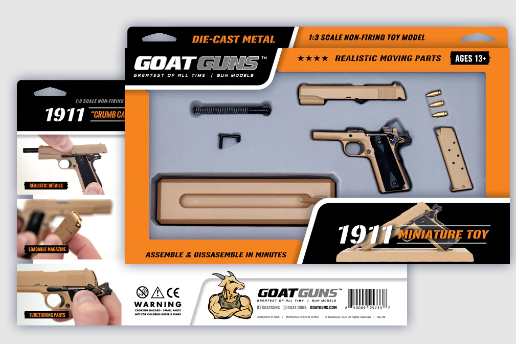 GoatGuns - Mini 1911 - Coyote