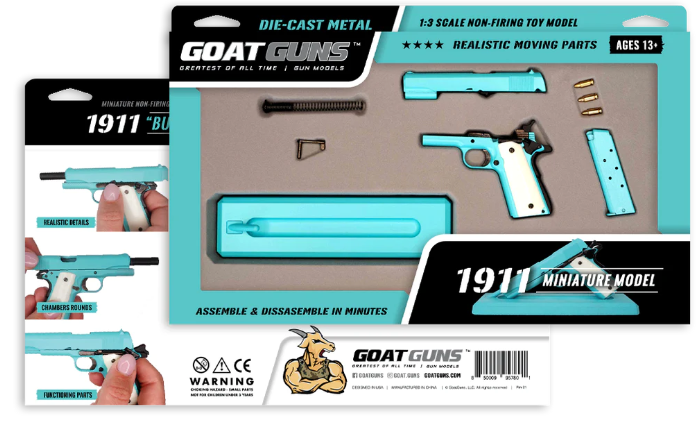 GoatGuns - Mini 1911 - Blue