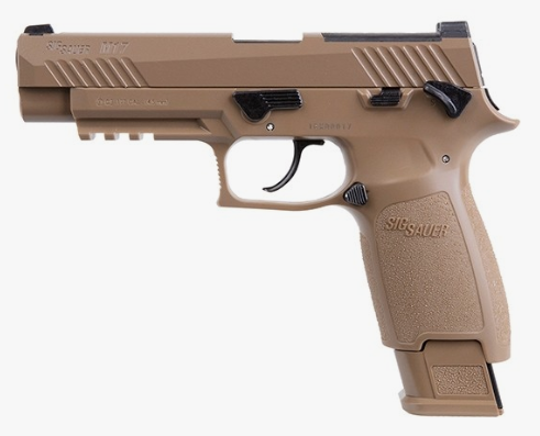 Sig Sauer - P320 M17 ASP - 4,5mm - Coyote Tan