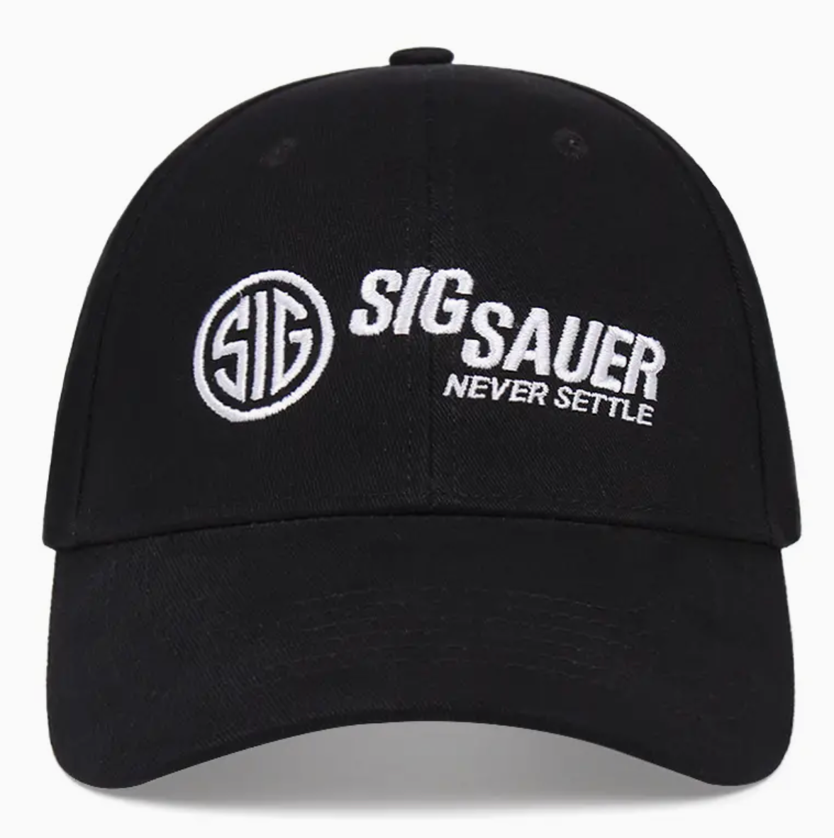 Sig Sauer keps – svart keps med broderad logotyp och justerbar passform
