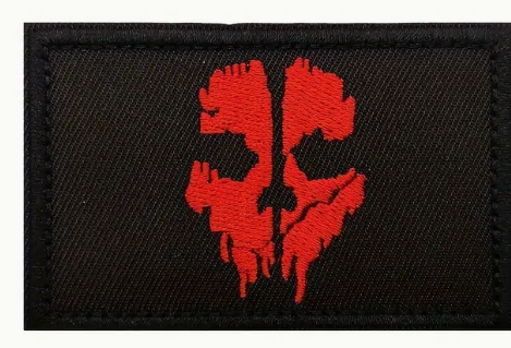 Ghost  - Röd - Patch