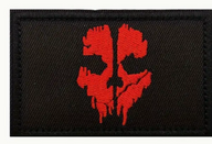 Ghost  - Röd - Patch