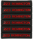 .233 REMINGTON Magasin Markeringsband - Svart-Röd