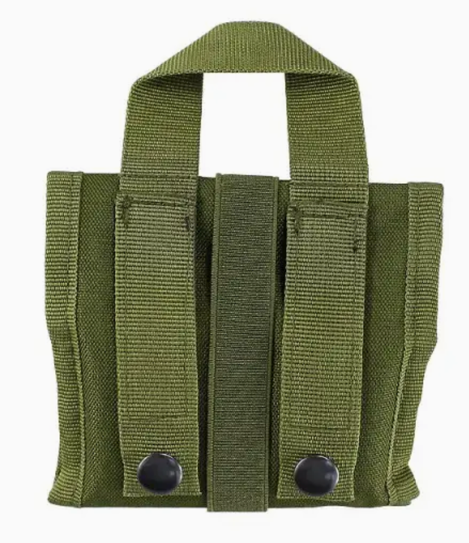 14-Rounds Ammunitionsväska med MOLLE-system - Grön