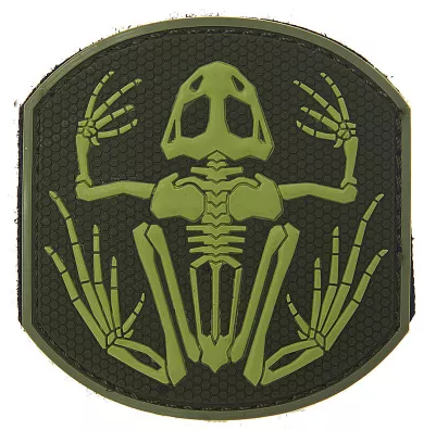 Skelleton Frog - Grön - PVC