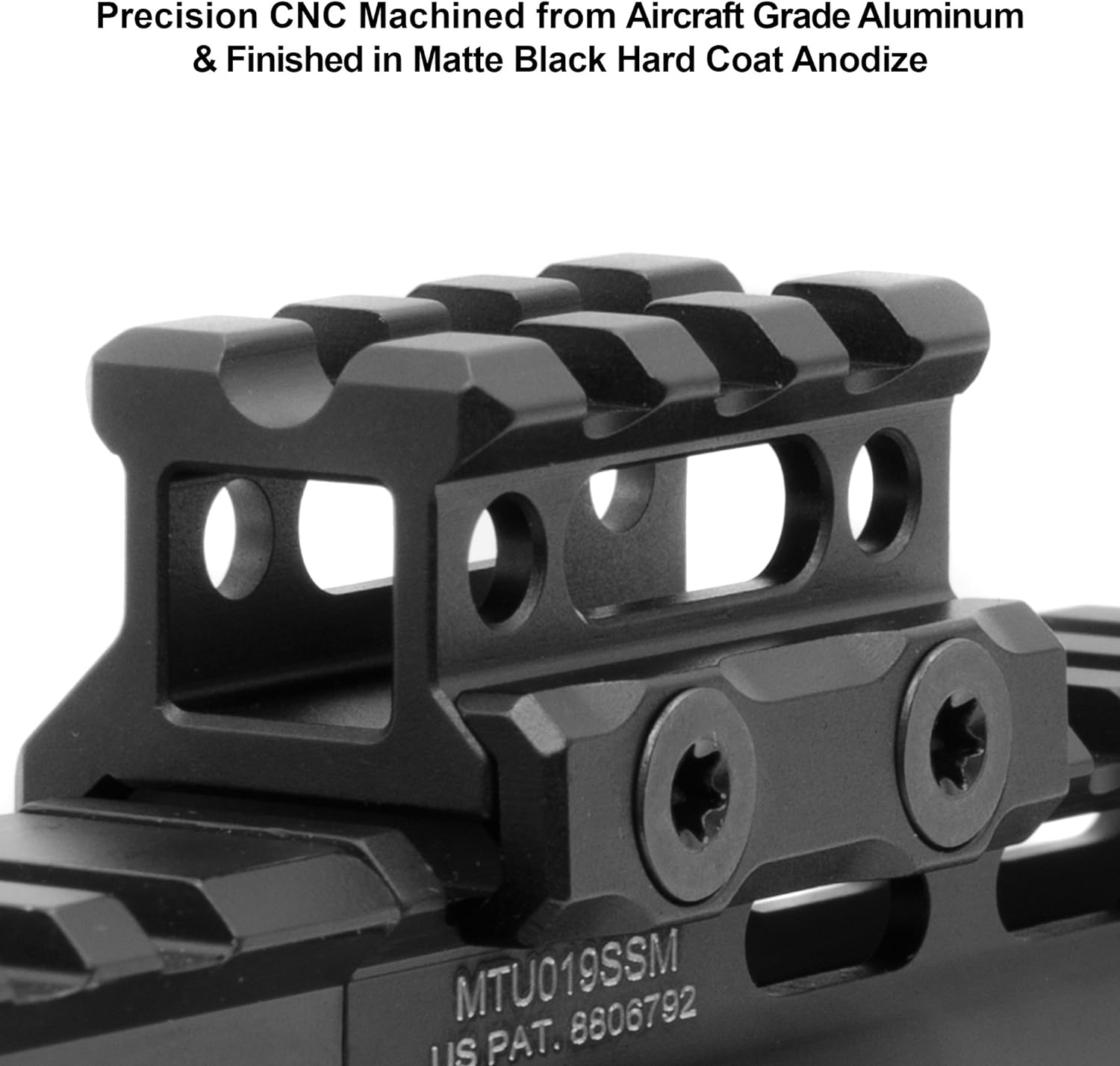 UTG - Universal Super Slim Riser Mount - 3 Slot 0.75'