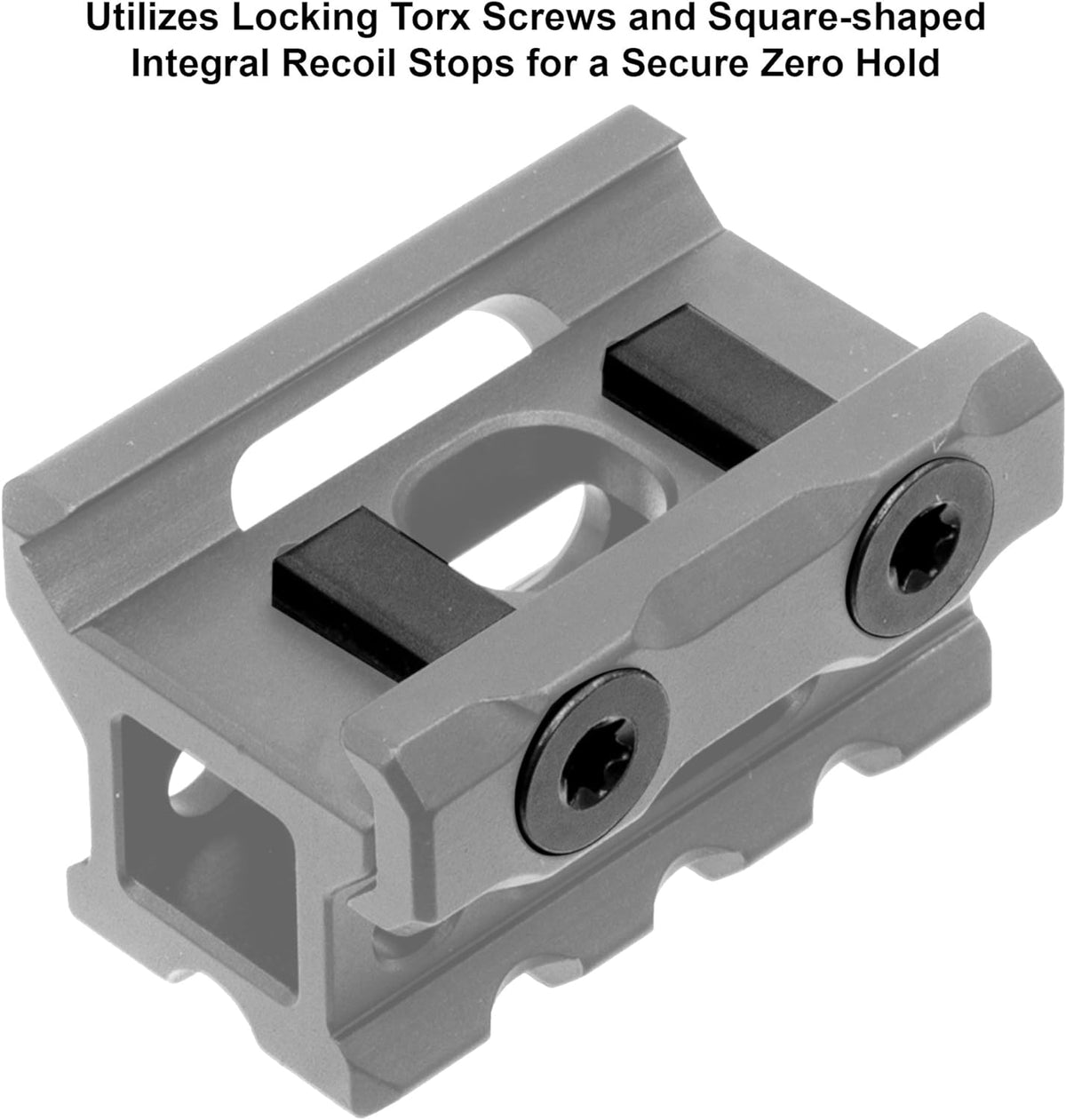 UTG - Universal Super Slim Riser Mount - 3 Slot 0.75'