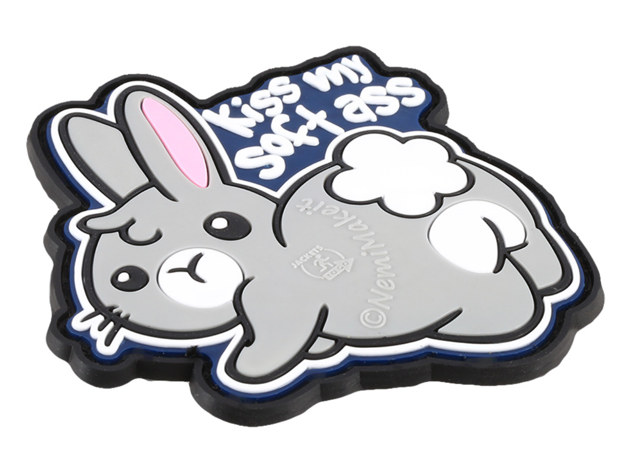 Bunny - Kiss my soft ass - Patch