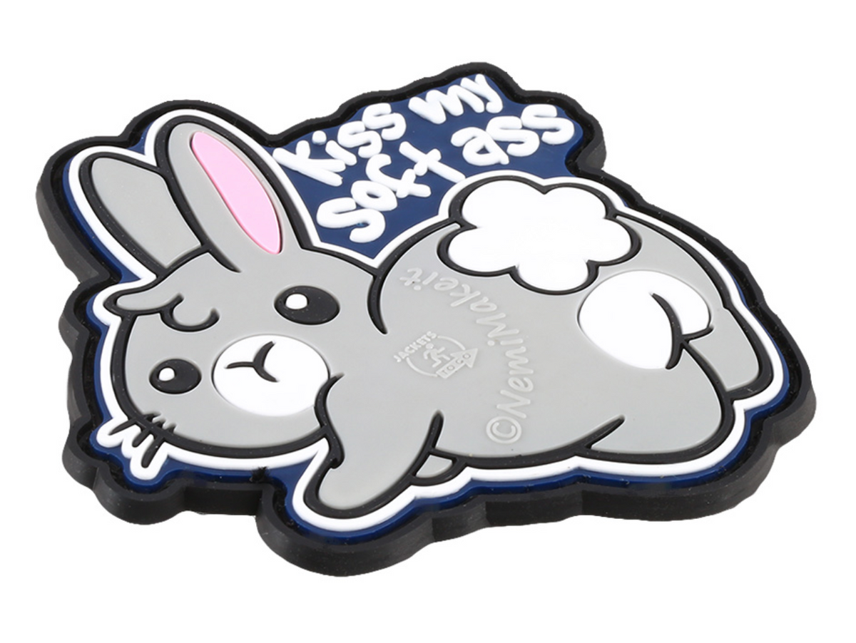 Bunny - Kiss my soft ass - Patch